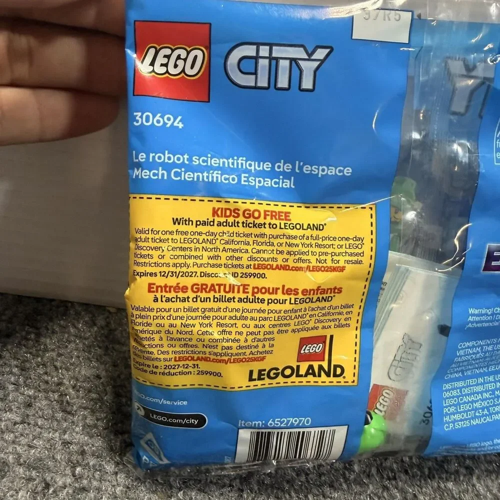 LEGO City Space Science Mech 30694 49pcs 6+ Building Toy Set New Robot Polybag